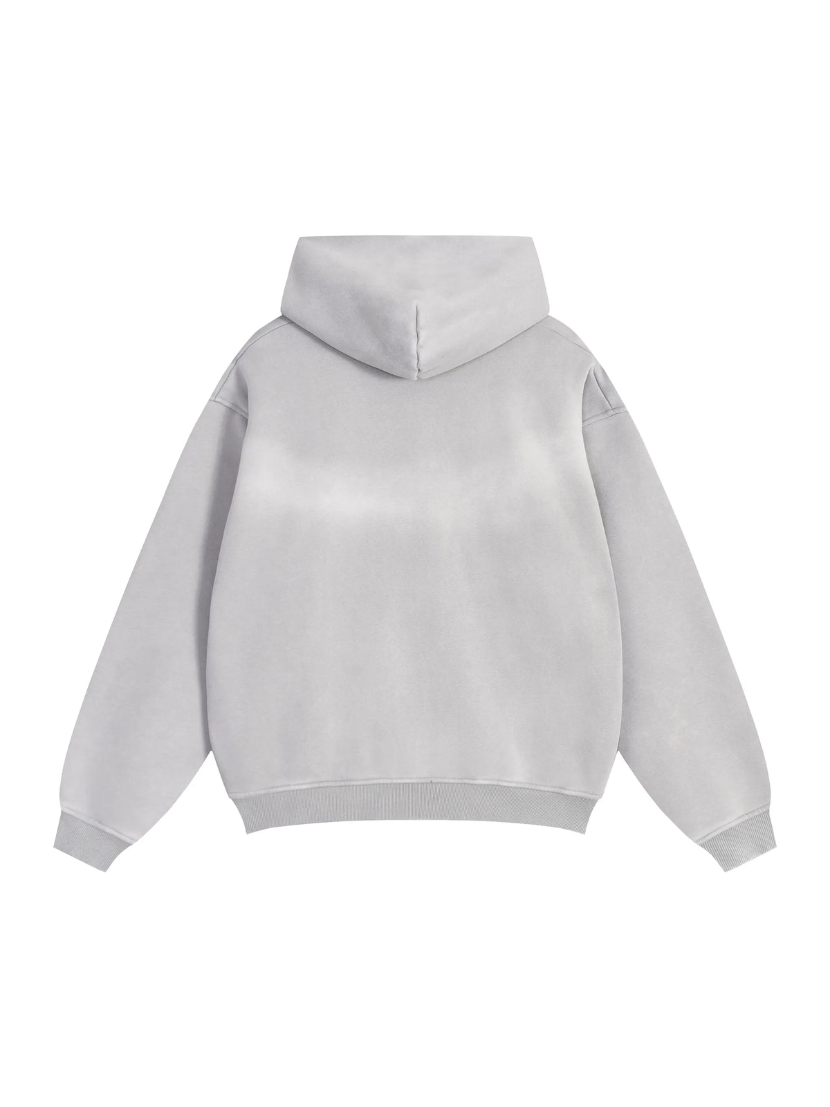 T.I.N Washed Grey Full Zip Hoodie