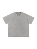 T.I.N Vintage Washed Light Grey Tee