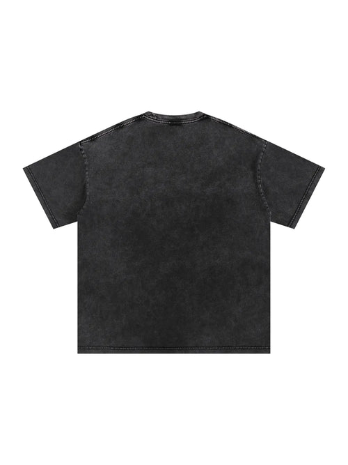 T.I.N Vintage Washed Grey Tee